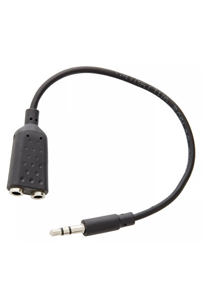 OEM Cablu splitter adaptor audio stereo Jack 3.5 mm tată la 2x Jack mamă 3.5 ...