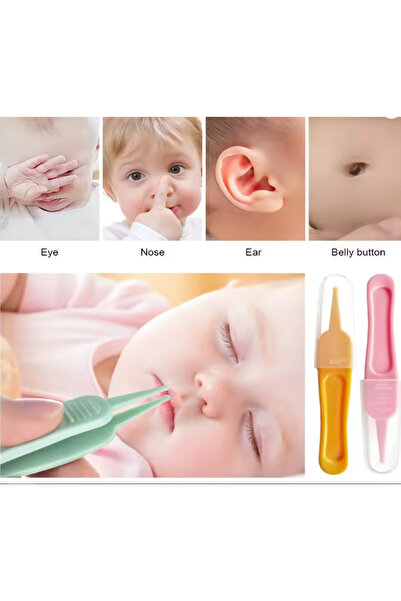 MAQYA KOZMETİK 2 ADET STERİL KAPAK BEBEK BURUN GÖBEK KULAK TEMİZLEME CIMBIZI