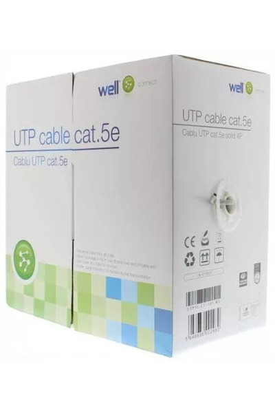 Well Cablu UTP CAT5e 8 fire din cupru 0.49mm
