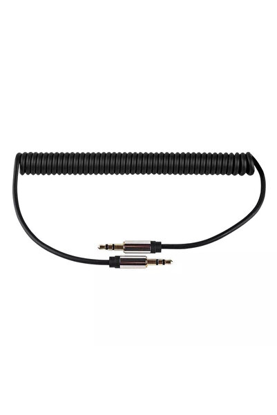OEM Σπειροειδές καλώδιο Jack 3,5 mm STEREO αρσενικό-αρσενικό 1m M-LIFE