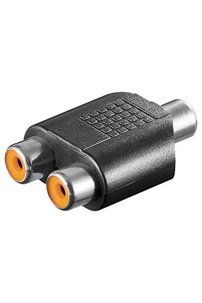 OEM Adaptor audio RCA mama - 2x RCA mama Goobay