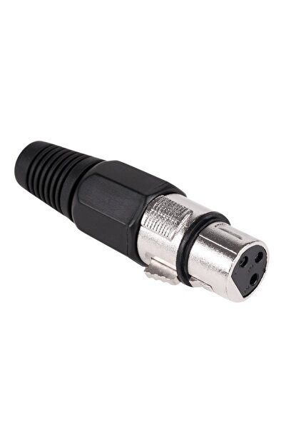 OEM Mufa XLR mama negru cu lipire