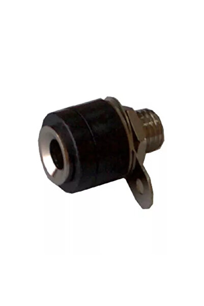 OEM Θηλυκό βύσμα μπανάνα 4 mm, μαύρο πλαστικό πάνελ