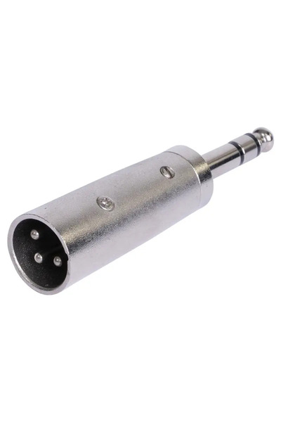 OEM Adaptor audio XLR tata - JACK 6.35 mm tata STEREO metal BST 18-5569