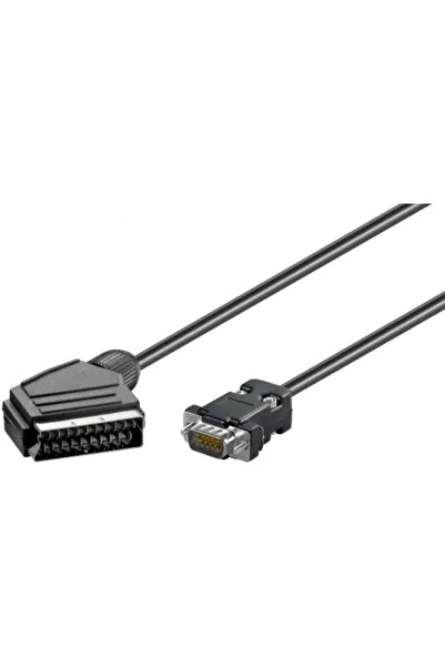 OEM Cablu SCART la VGA 15 pini monitor 5m Goobay