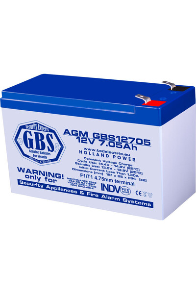 OEM Acumulator AGM VRLA 12V 7.05Ah plumb acid pentru sisteme de securitate 15...