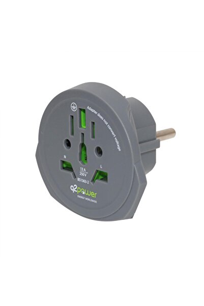 OEM Travel adapter "World to Europe Q2 AUSTRALIA CHINA ITALY UK CH BRAZIL USA...