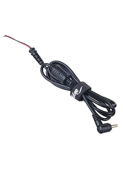 OEM DC cable 4.0/1.7 angled plug 0.5mm2 black 1.2m AKYGA AK-SC-31