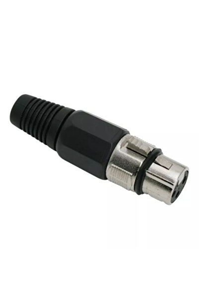 OEM Θηλυκός σύνδεσμος XLR 3 πόλων με κλιπ προστασίας καλωδίου