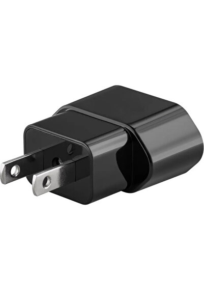 OEM Travel adapter CEE 7/16 Schuko female to US/Japan 2pin socket 2500W 10A b...