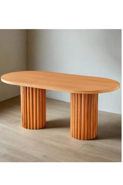 Estela Bohem Ahşap Yemek Masası 180x90x75