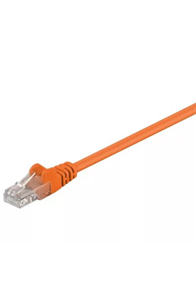 OEM Καλώδιο UTP 2μ πορτοκαλί patchcord CAT5e 2x RJ45 CCA μη θωρακισμένο Goobay