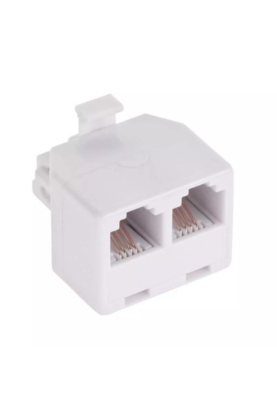 OEM Telephone adapter 6P4C RJ11 6P4C Dad to 2 Mum