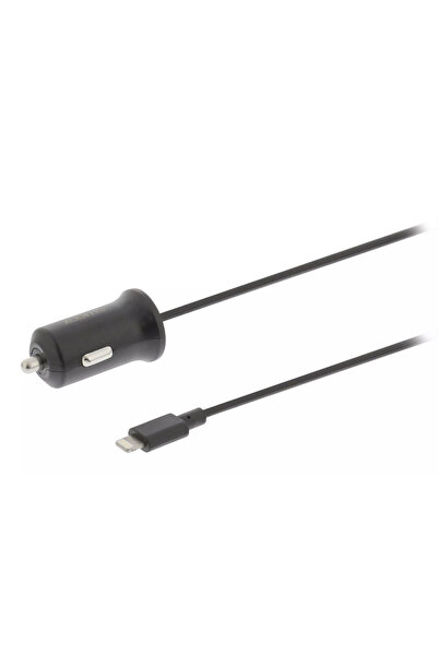 OEM Incarcator auto 2.4A Apple Lightning negru Sweex