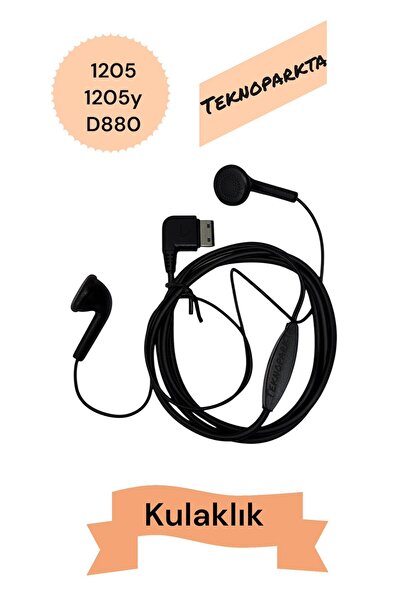 TEKNOPARKTA Samsung UYUMLU Tuşlu Asker Telefon Kulaklık D880 1205 1205y Kulak...