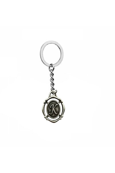 Herşey Nota Breloc unisex antic cu litera K – Design personal, elegant și original