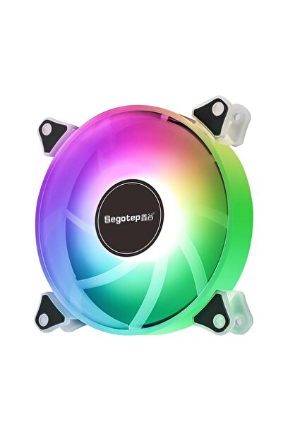 Segotep Ventilator HB-12 120x120x25mm 12V negru aRGB LED Hydraulic Bearing an...