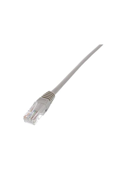 OEM Καλώδιο patch FTP Cat5e 1μ RJ45-RJ45 θωρακισμένο γκρι Well