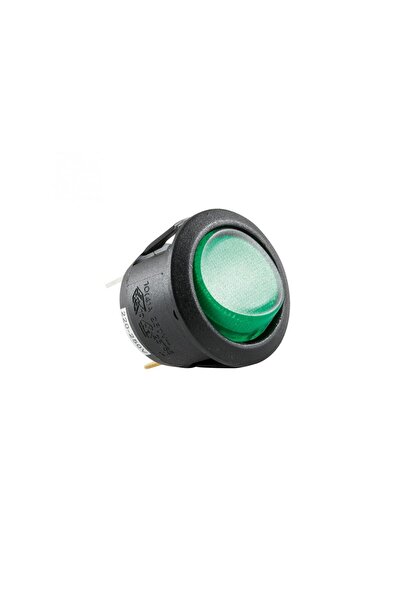 OEM Comutator basculant bec verde ON-OFF 250V/6A incastrare 21mm HOME