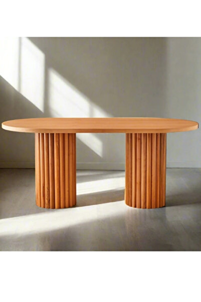 Estela Bohem Ahşap Yemek Masası 180x90x75