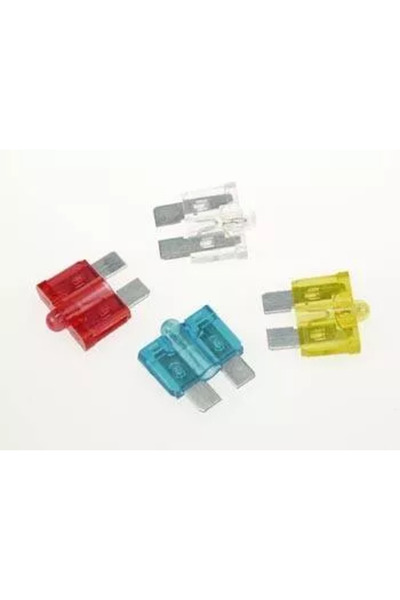 Velleman Siguranta cu indicator lumina 10A rosu AFU10L 19x13mm