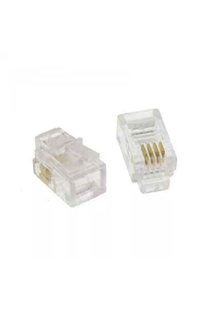 OEM Mufa modulara telefon RJ10 4P4C contacte aurite Well