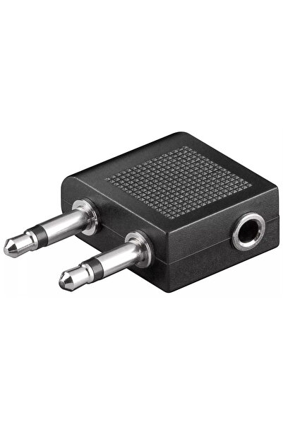 OEM Adaptor Jack de casti 3.5 mm pentru avion Goobay