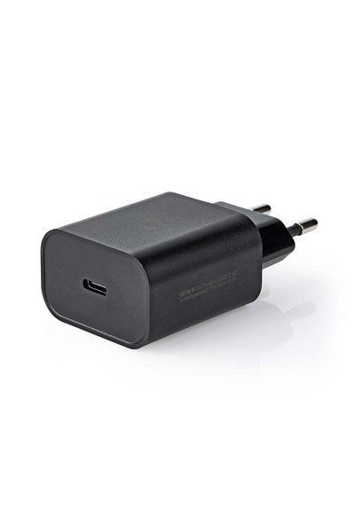 Nedis Mains charger 3A 1-way USB type C PD 18W black