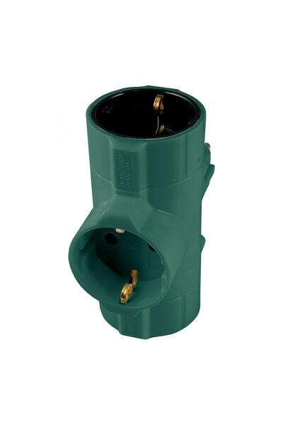 OEM Distribuitor tip T 3x schuko cu protectie verde TPF-26/GR Home