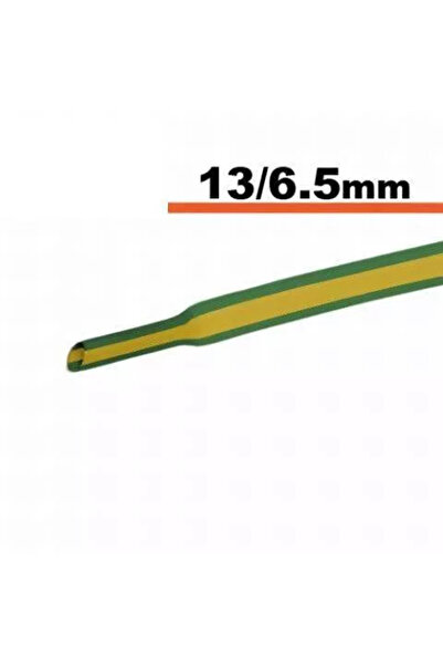 OEM Heat shrink tube yellow-green 13mm/ 6.5mm 0.5m
