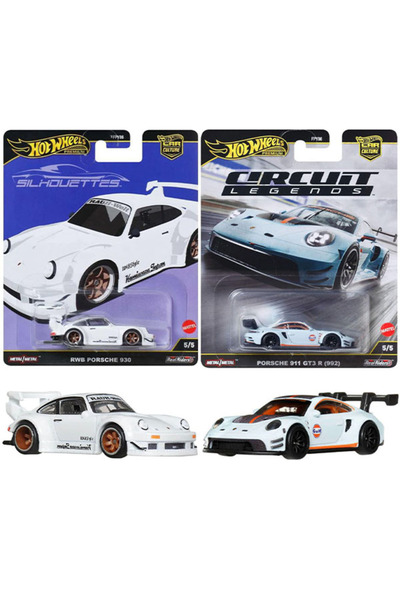 HOT WHEELS Premium Set - RWB Porsche 930 & Porsche 911 GT3 R (992) (1/64)