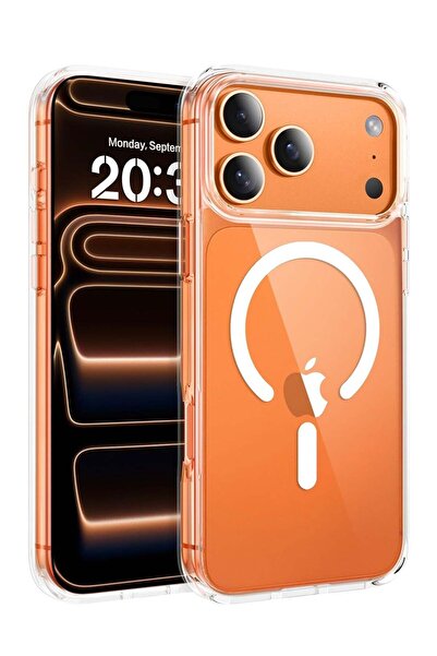 Jastech جراب شفاف لهاتف iPhone 17 Pro Max متوافق مع MagSafe