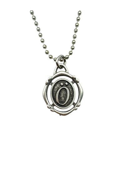 Herşey Nota Letter O Antique Unisex Necklace – Personal, Elegant and Original Design