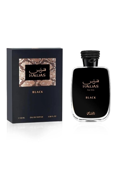 AL Rasasi عطر الرصاصي هوس بلاك او دو بارفيوم 100مل