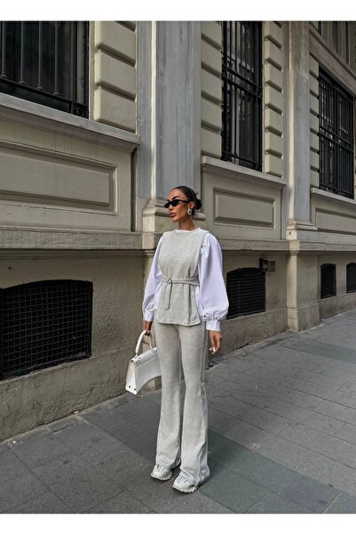 Crystal Life Ribbed Knitwear 3-Piece Set