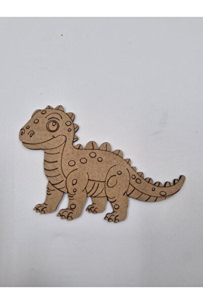 Mu Art Ahşap 15 قطعة من نموذج الديناصور اللطيف 1 نشاط فني للرسم الخشبي في الم...