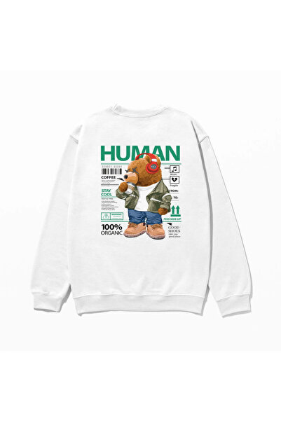 SVART WEAR Sweatshirt Printed 100% Cotton Oversize Trendy Fancy Funny Sweatshirt with Print