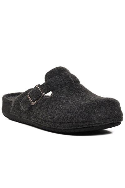 KOCAMANLAR Bento K-12113 Home Slippers Orthopedic Men's Slippers Black