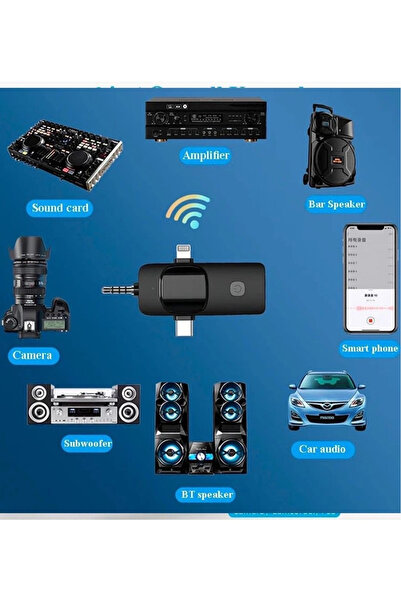 soonaksesuar High Quality Professional 3 in 1 Wireless Portable Lavalier Microphone Youtube Facebook Tiktok