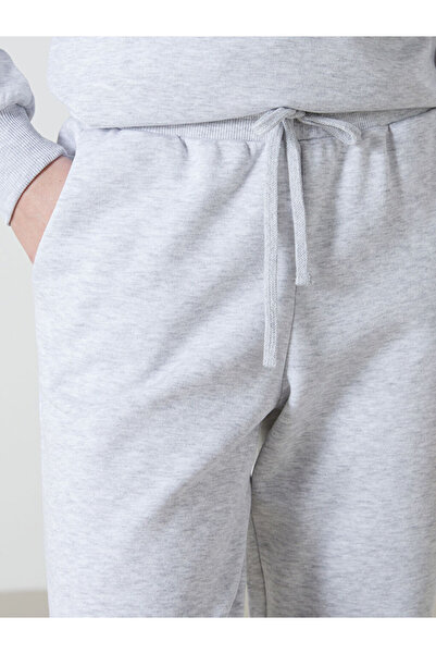 LC Waikiki Γυναικείο χοντρό Jogger φούτερ με ελαστική μέση