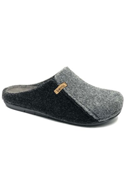 KOCAMANLAR Bento K-63-007 Home Slippers Orthopedic Men's Slippers Gray