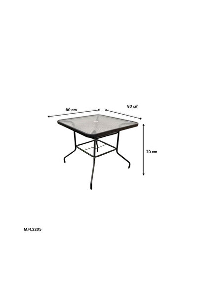 concent Concent Luxury 1+4 Seater Set, Black