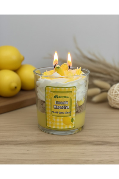 Gistoria Limonlu Magnolya Bardak Mum