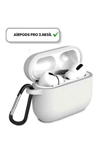 İncisoft AirPods Pro 3.Nesil Uyumlu İçi Kadife Kancalı Askı Aparatlı Darbe Em...