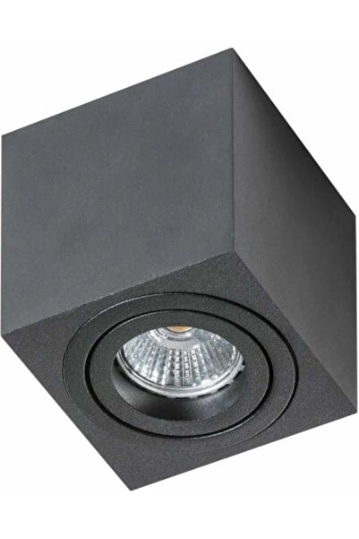AZzardo Spot mobil aplicat Mini Eloy, 1 xGU 10, negru, patrat, IP 20