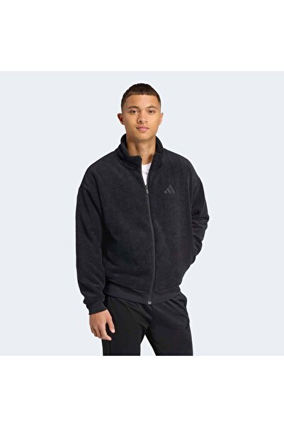 adidas Future Icons Erkek Siyah Polar Ceket (JW7118)