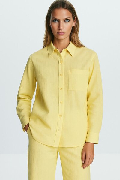 HAKKE Shirted double set