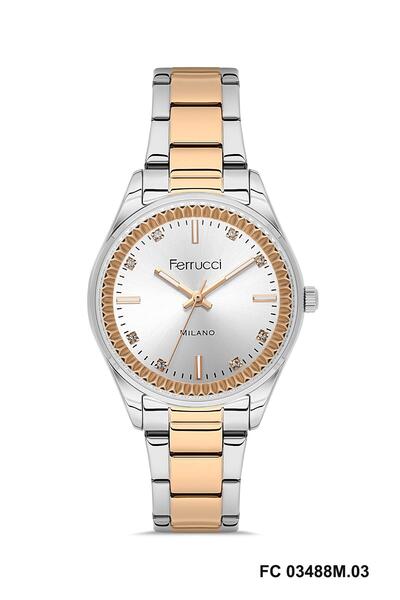 Ferrucci Fc03488M.2 Rose Gold Grey 32 mm Women Wrist Watch