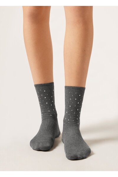Calzedonia Zımba Detaylı Çorap