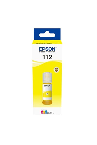 EPSON ١١٢ زجاجة حبر إيكوتانك أصلية، ٧٠ مل | لون أصفر | C13T06C44A